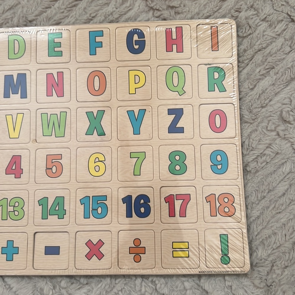 Number and Letter magnet set, 54 magnets 
New in sealed packaging - Picture 9 of 16